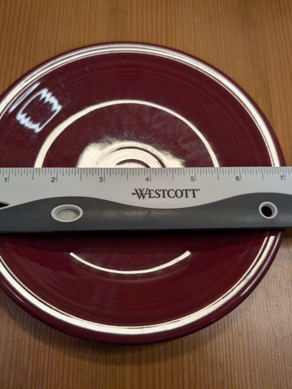 Fiesta Ware Retired 4-Piece Place Setting CINNABAR Fiestaware Set w/ Box USA GUC - Picture 12 of 15